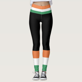 Legging Dia do Pai das Ruas. Ireland Flag.