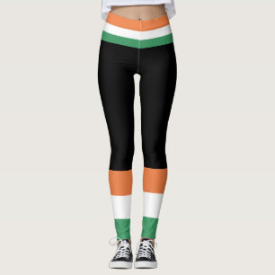 Legging Dia do Pai das Ruas. Ireland Flag.