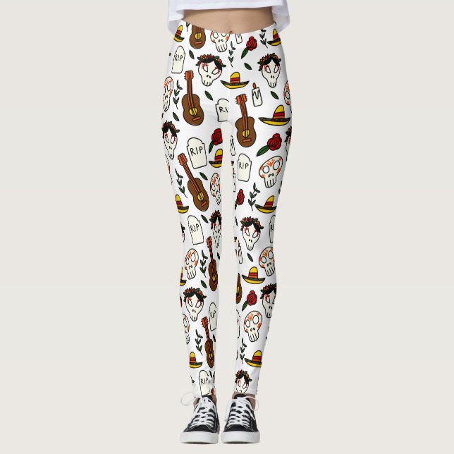 Legging dia do rabisco morto (Frente)