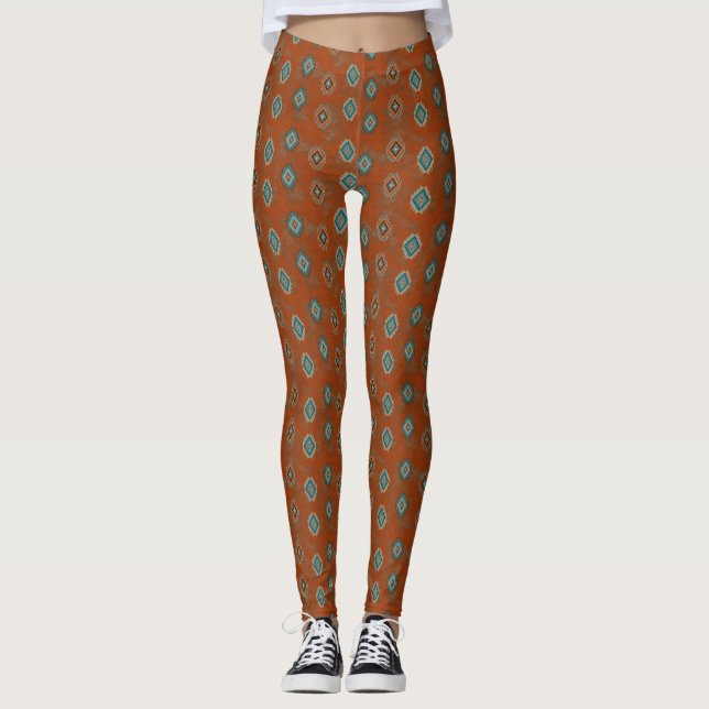 Legging Diamante dos Canyons do Sudoeste (Frente)