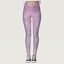 Legging Diamante Lilac Grill Sparkly Rosa Púrpura
