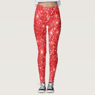 Legging Diamante Sparkly do Sequin das gemas brancas