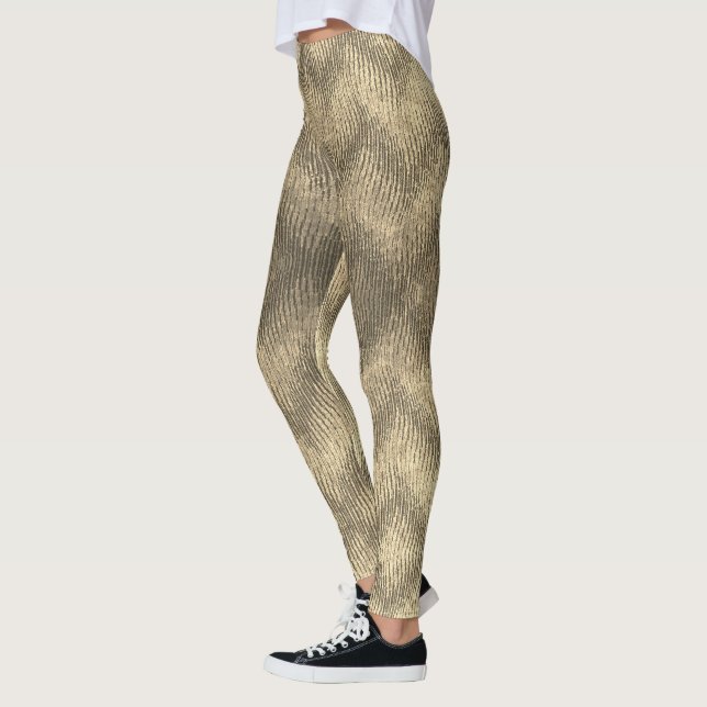 Legging Diamantes Dourados (Esquerda)