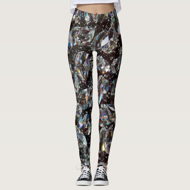 Legging Diamond Glitter Sparkle Elegant (Frente)