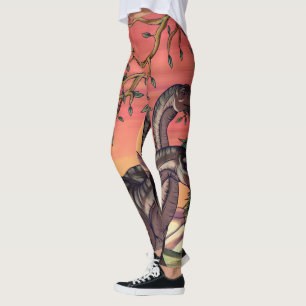 Legging Dinossauros em Dusk