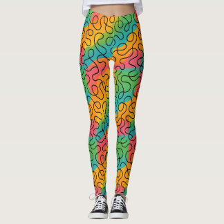 Legging Dissipação cromática - Esmagamento no caleidoscópi