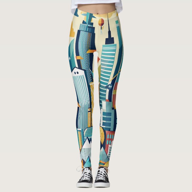 Legging Distrito financeiro (Frente)