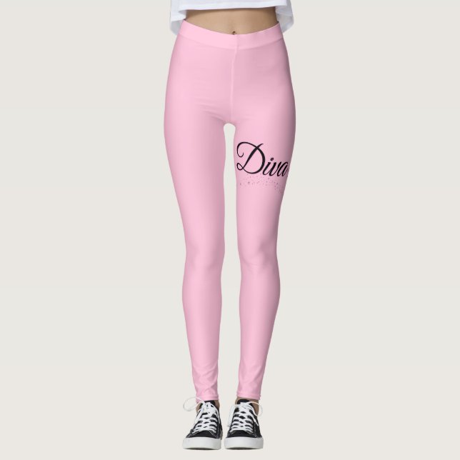 Legging Diva rosa (Frente)