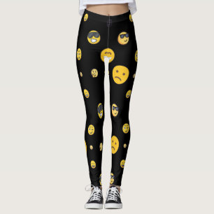 Legging Diversão, amor, sorriso, alegres e fofos emojis tr