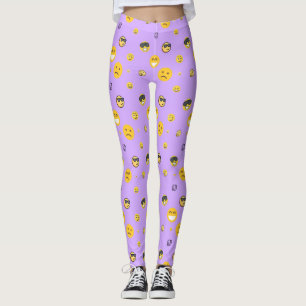 Legging Diversão, amor, sorriso, felizes emojis bonitinhos
