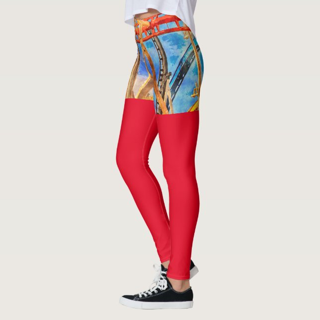 Legging diversão com porta copos rolante (Esquerda)