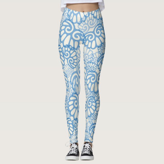 Legging Diversão de Cana Azul (Frente)