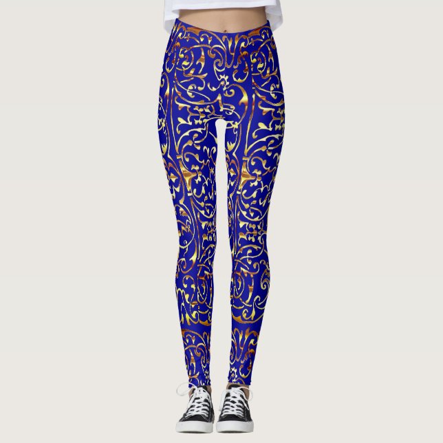 Legging Divertido Abstrato Artsy (Frente)