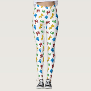 Legging Divertimento, design brilhante dos animais do
