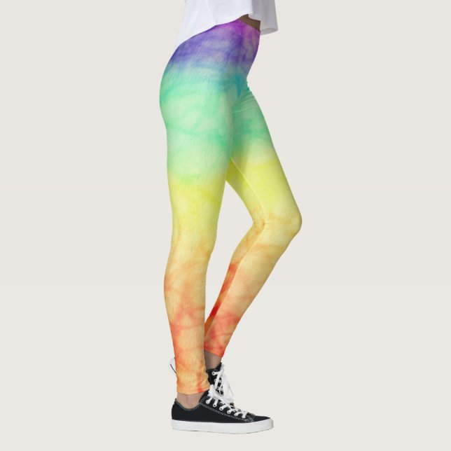 Legging Divertimento Tie Dye Rainbow Yoga (Direita)