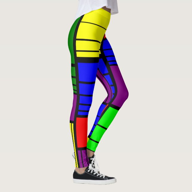 Legging Dividir Retângulos (Direita)