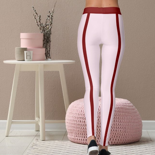 Legging DIY Pet Lover Cat Mom BFF Pink Red Valentine's Day (Criador carregado)