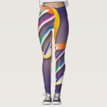 Legging DNA Spiral Science<br><div class="desc">Uma ciência legal,  moderna e divertida inspirou leggings desenhadas como um presente para todos os cientistas,  professores de ciência,  estudantes de ciência,  enfim qualquer geek de ciência em sua vida (e isso inclui você)! Projetado pela Science Geekness © em http://www.zazzle.com/sciencegeekness*</div>