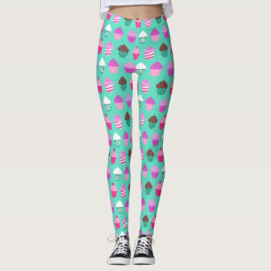 Legging Doce trata cupcakes