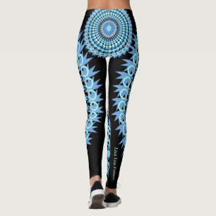 Legging Doces do azul e do olho roxo