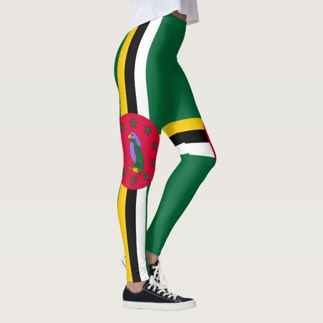 Legging Dominica Flag (Direita)
