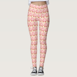 Legging Donut Alegre Com Confeitos