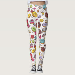 Legging Donuts seamless pattern