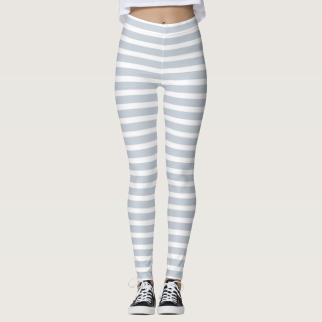 Legging Dor simples de dois lados em listras e gaiolas (Frente)
