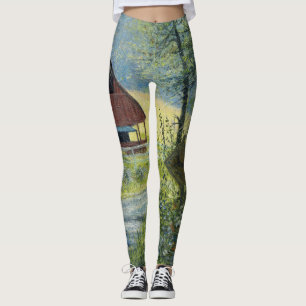 Legging Dos "caneleiras do cruzamento cervos"