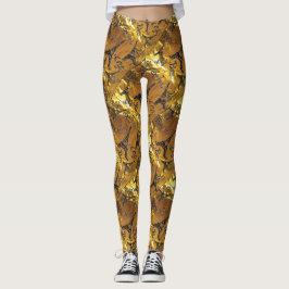 Legging Dourado