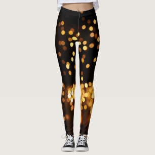 Legging Dourado brilho preto: fundo desfocado Abstrato