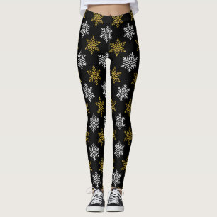 Legging Dourado Flor