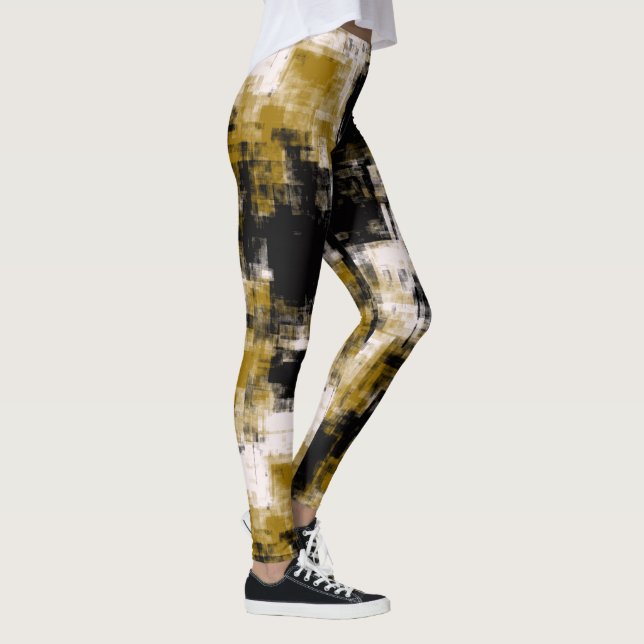 Legging Dourado preto e branco (Direita)
