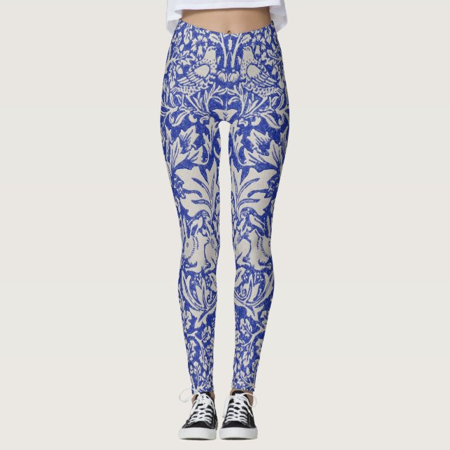 Legging Dove e Coelho, William Morris (Frente)