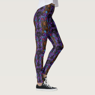 LEGGING DÓXIE VERMELHO DE CABELO COMPRIDO