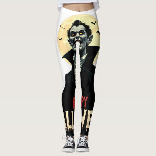 Legging Dracula Deseja Uma Noite Estranho