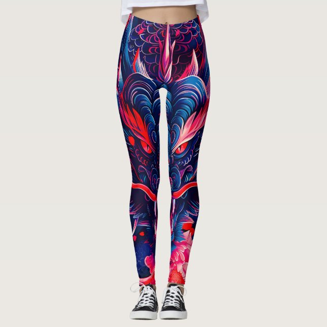Legging Dragão de Furto Fantástico (Frente)