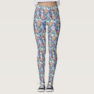 Legging dragão floral
