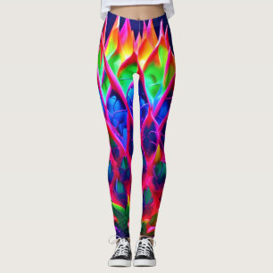 Legging Dragão Fruta Neon Elétrico