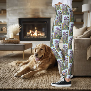 Legging Dragão Mágico Celta Fantasia Roxo