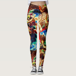 Legging Dragão tailandês