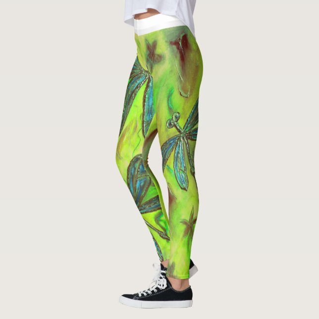 Legging Dragões pesados em um céu estrelado (Esquerda)