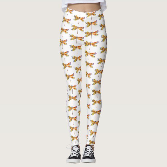 Legging Dragonfly Amarelo (Frente)