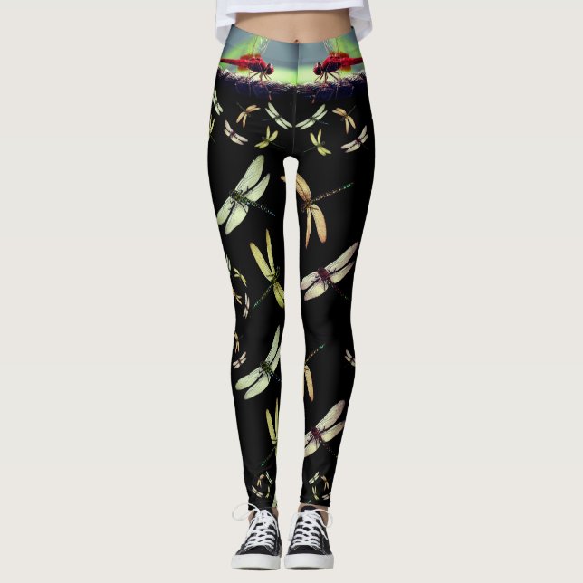 Legging Dragonfly dançante (Frente)