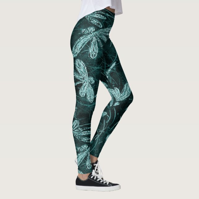 Legging Dragonfly Disco Midnight Blue (Direita)