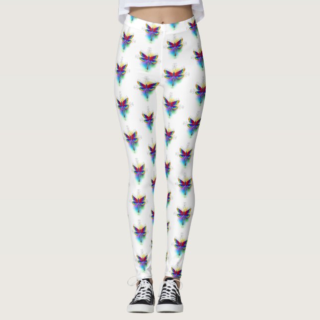 Legging Dragonfly Poligonal (Frente)