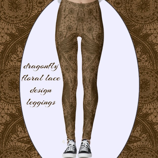 Legging Dragonfly Wings Rico Sonho Floral (Criador carregado)