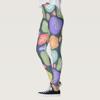 Legging Dreamodles - Vibrant Boho Nature Motif Design