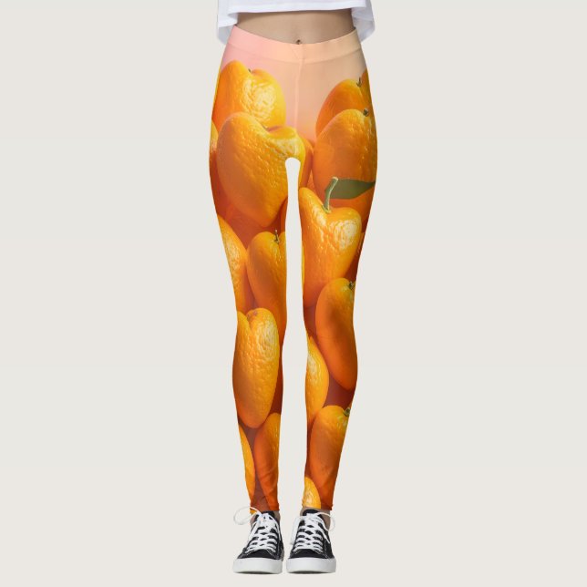 Legging Dreamy Citrus Heart (Frente)