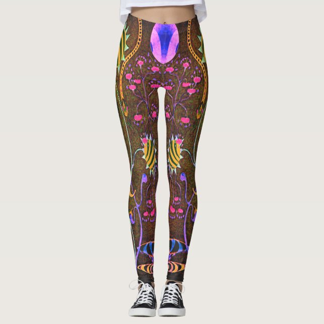 Legging Dwainizms "fantasia -" caneleiras feitas sob (Frente)